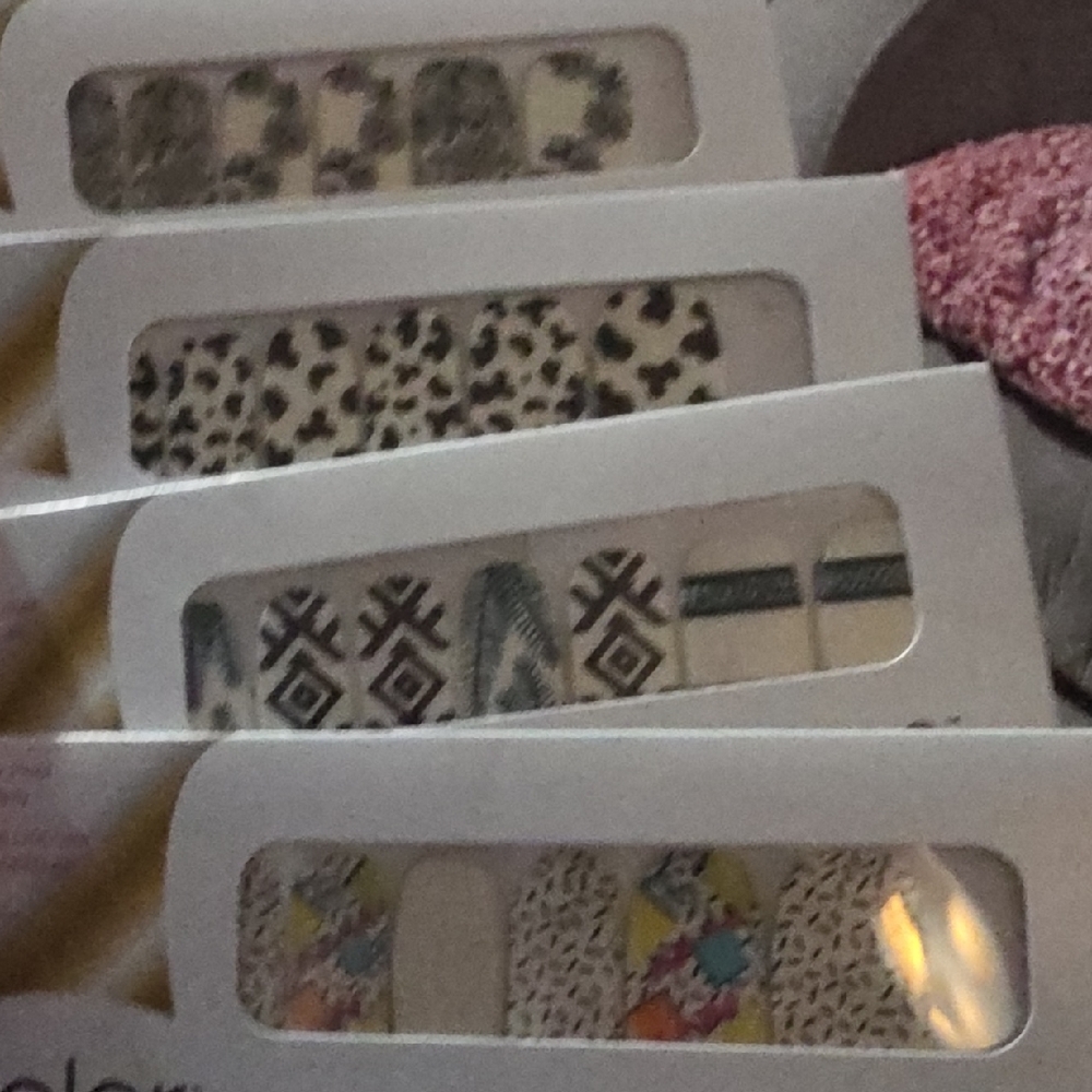 Nail Wrap Set - Neutral and Multicolor Designs